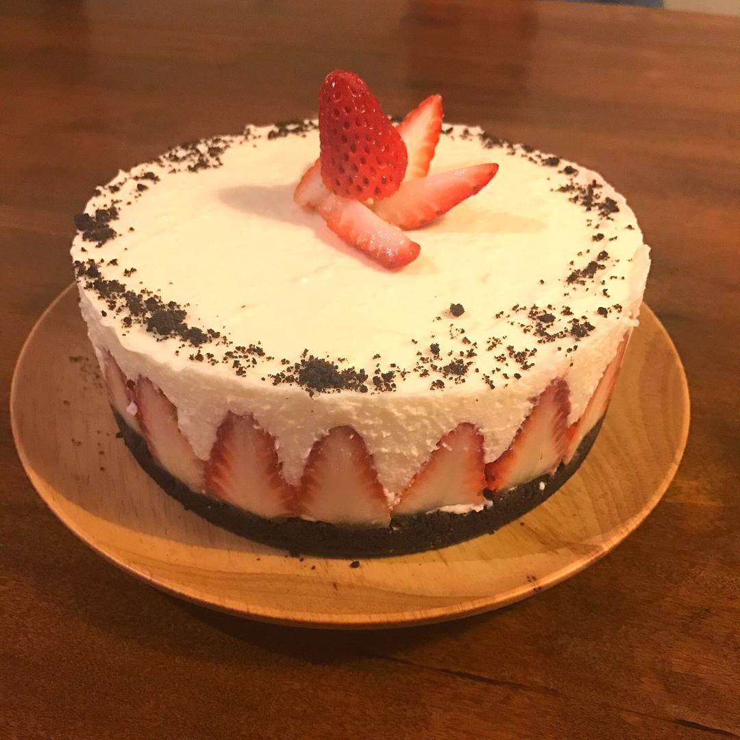 《Tinrry下午茶》教你做草莓芝士慕斯（6寸配方）