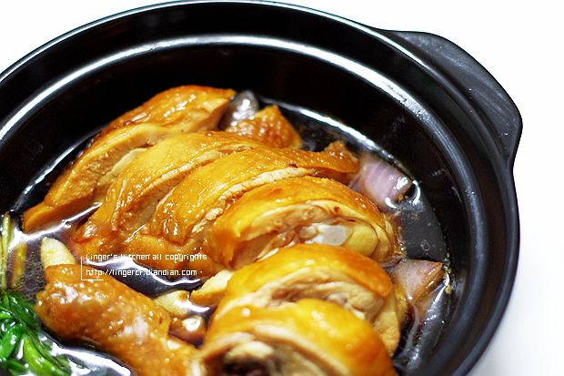 砂锅豉油鸡