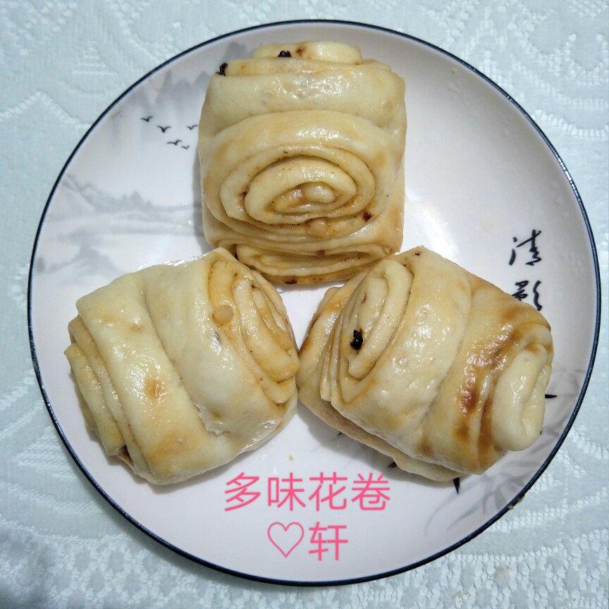 花生芝麻盐花卷