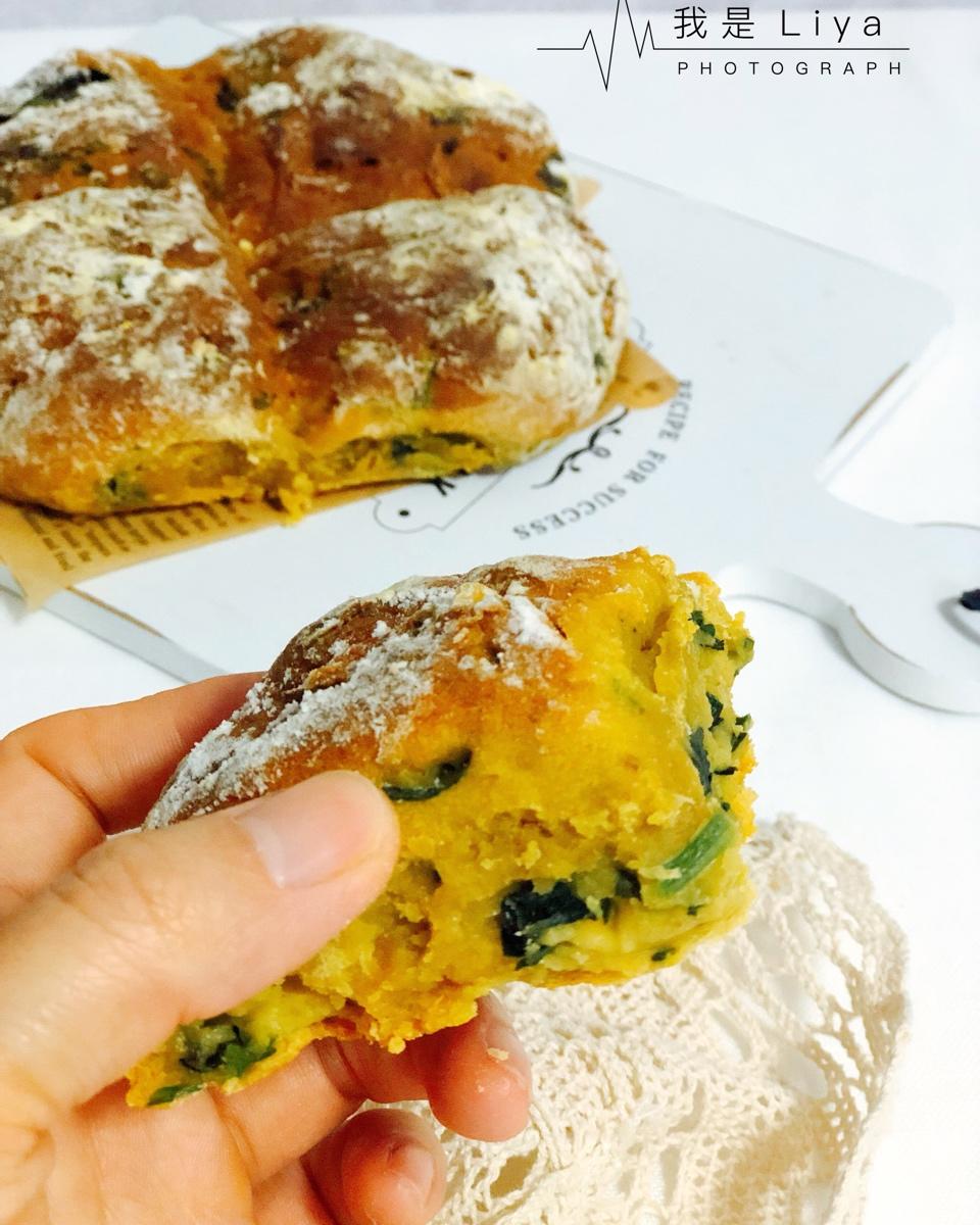 菠菜南瓜奶酪丹波面包