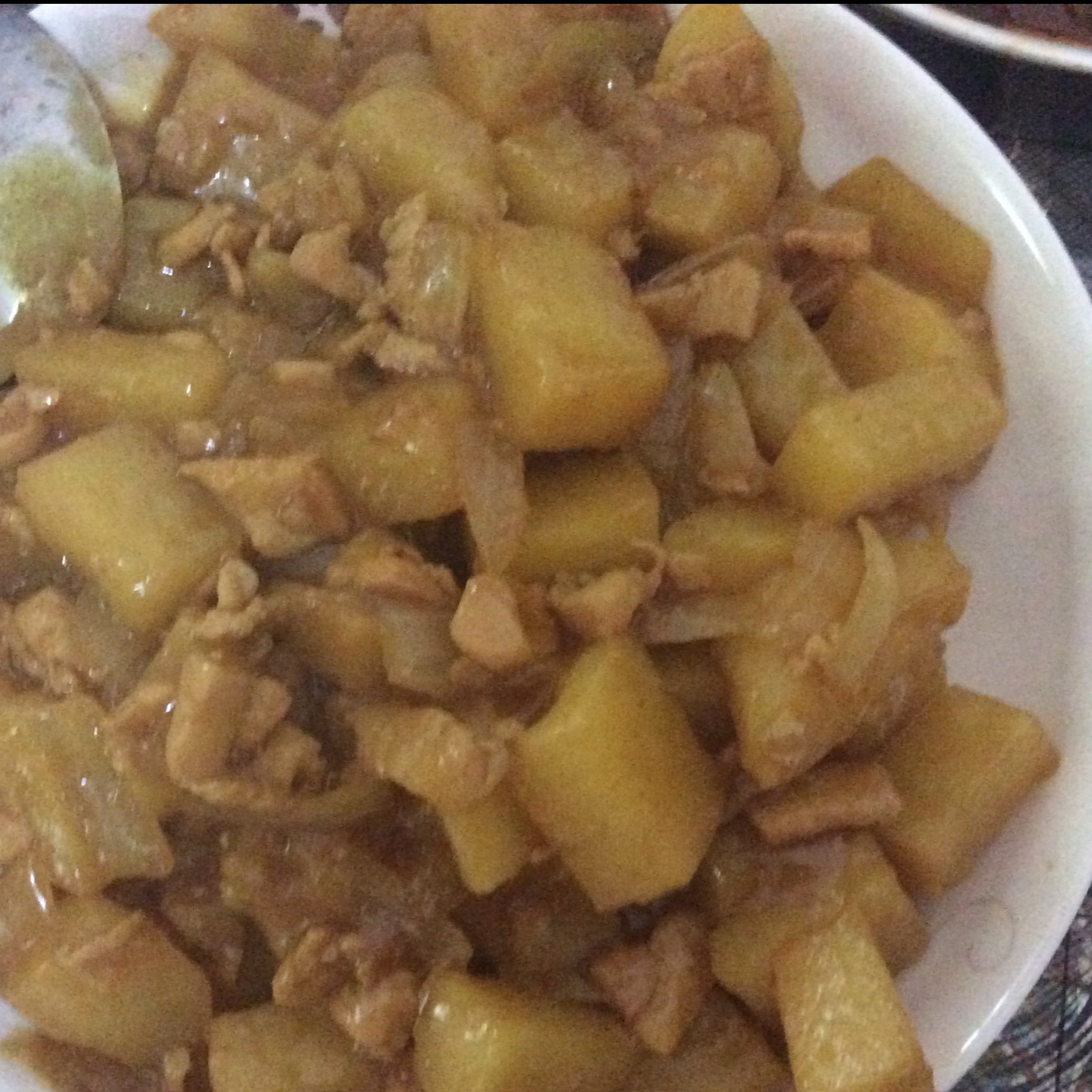 土豆咖喱鸡丁