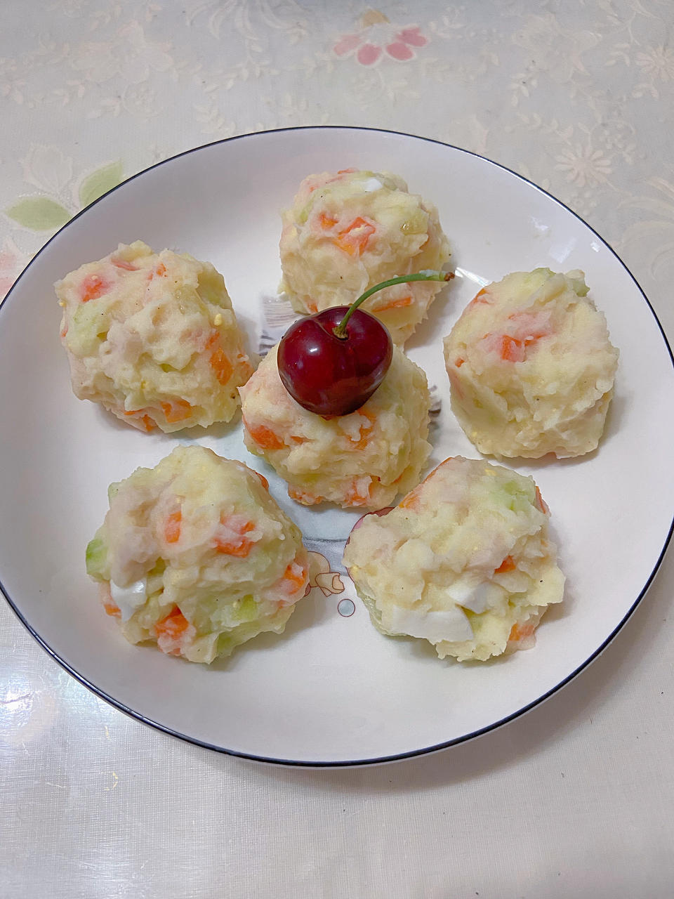 日式土豆泥沙拉（简单易学、健身代餐）