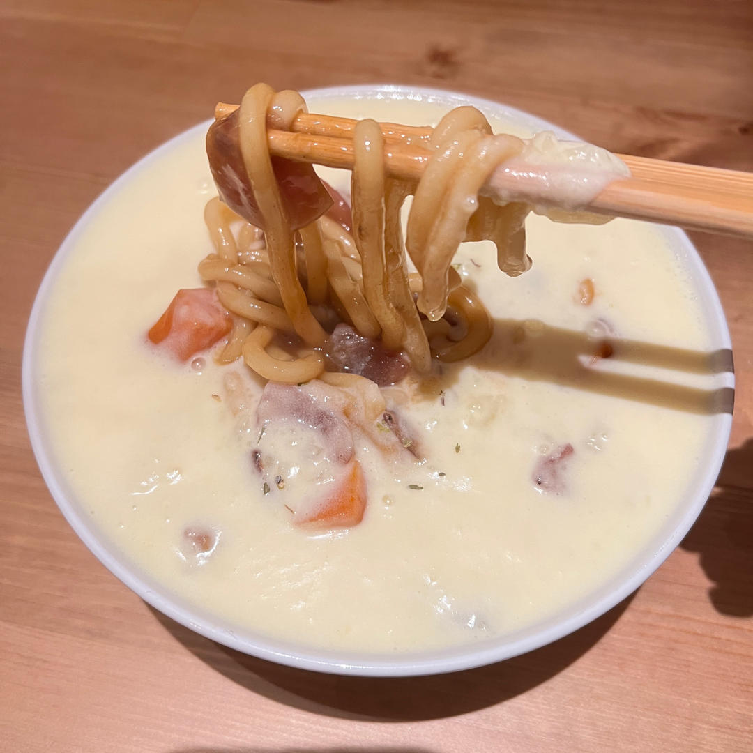 【咖喱奶油乌冬面】韩国网红店同款