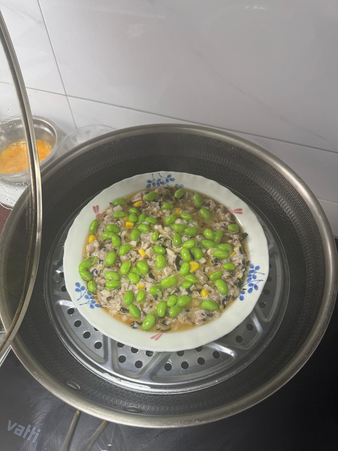 蒸香菇马蹄肉饼 丨小朋友的最爱系列