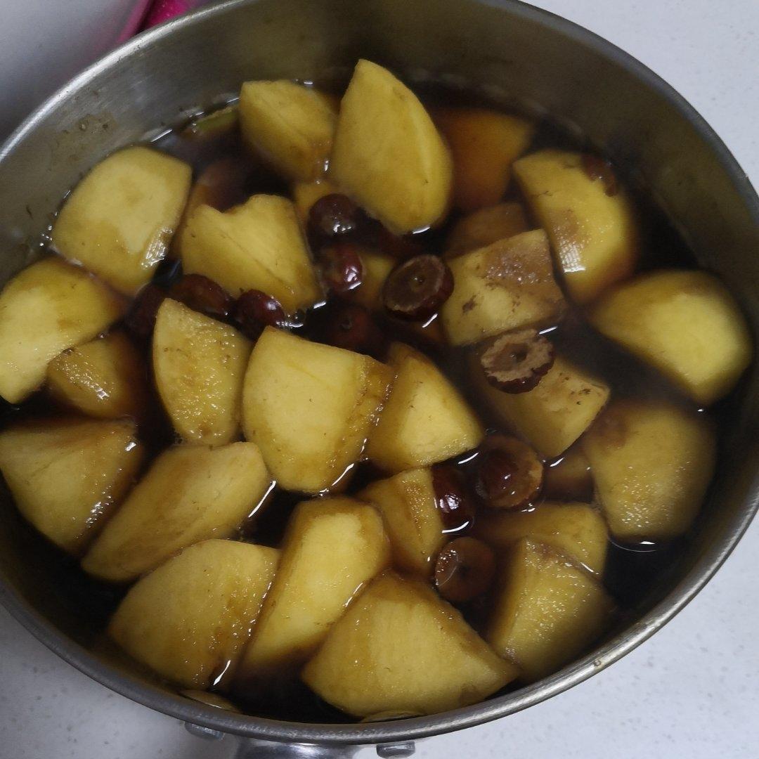 刮油汤苹果煮水