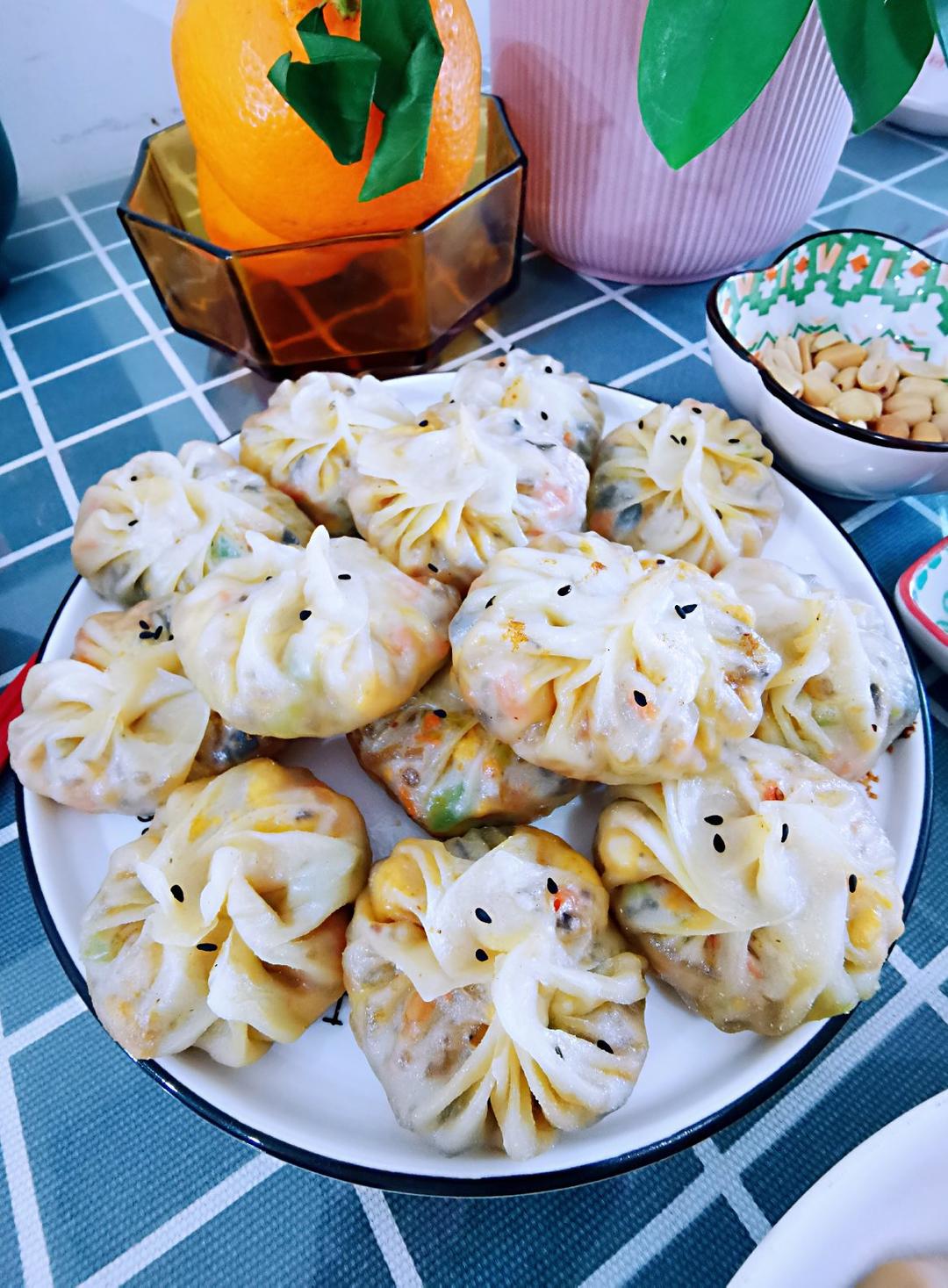 网红【水晶水煎包】一次就成功！