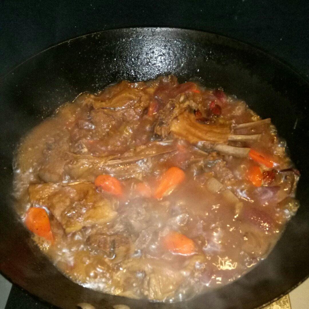 家常烧羊腿