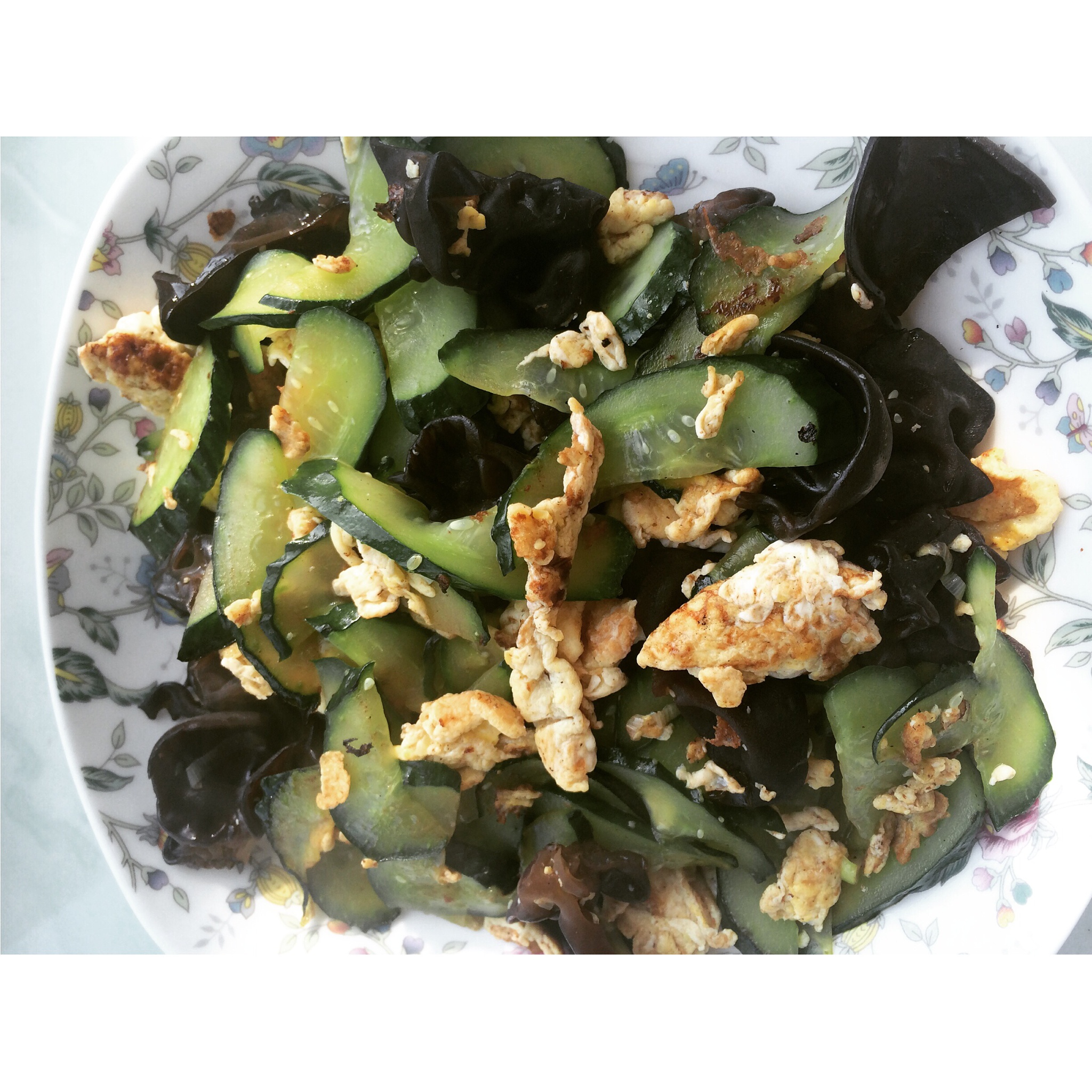 黄瓜炒蛋