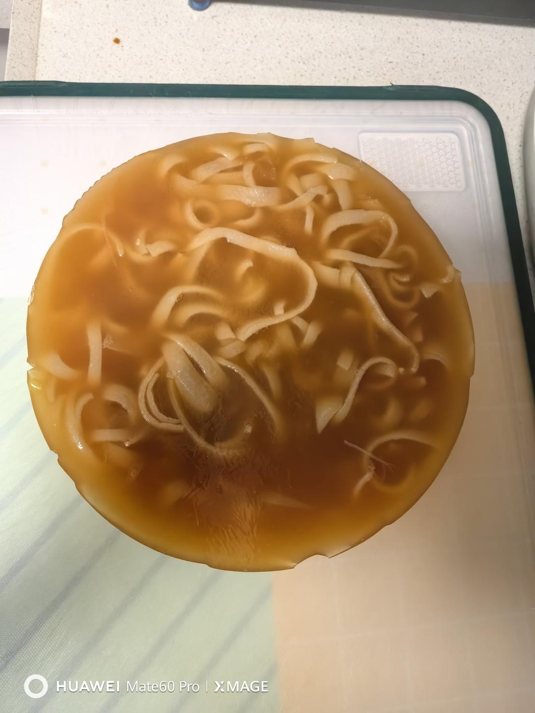 水晶肉皮冻