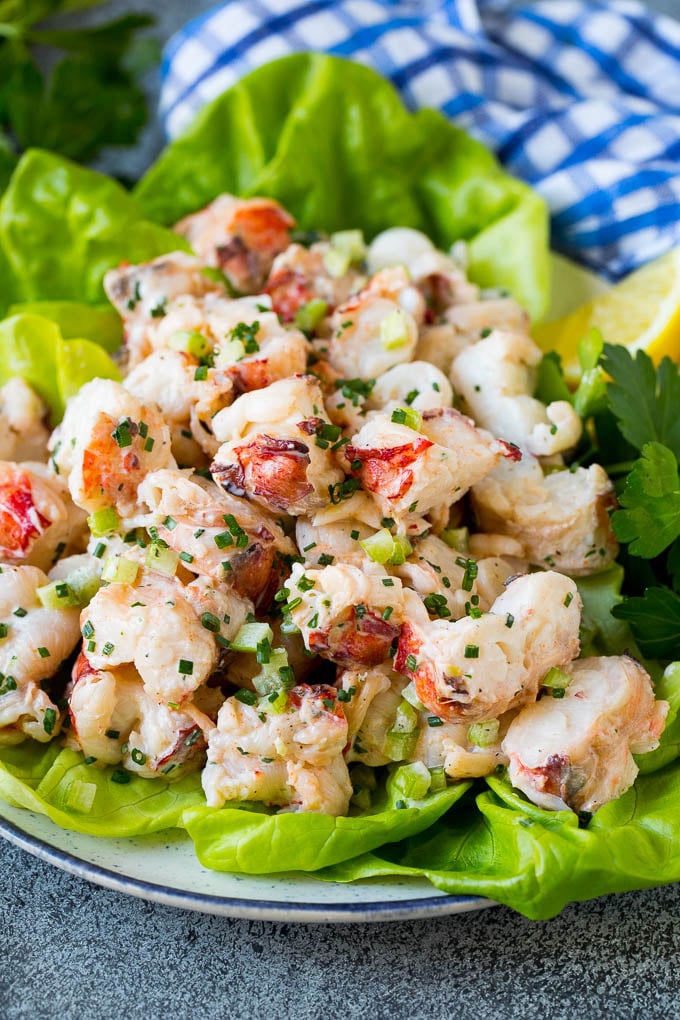 【夏日健康轻食】龙虾沙拉和不同的沙拉打开方式的做法