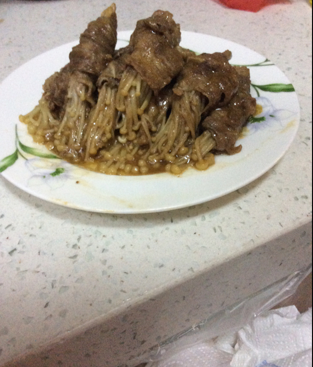 肥牛金针菇卷