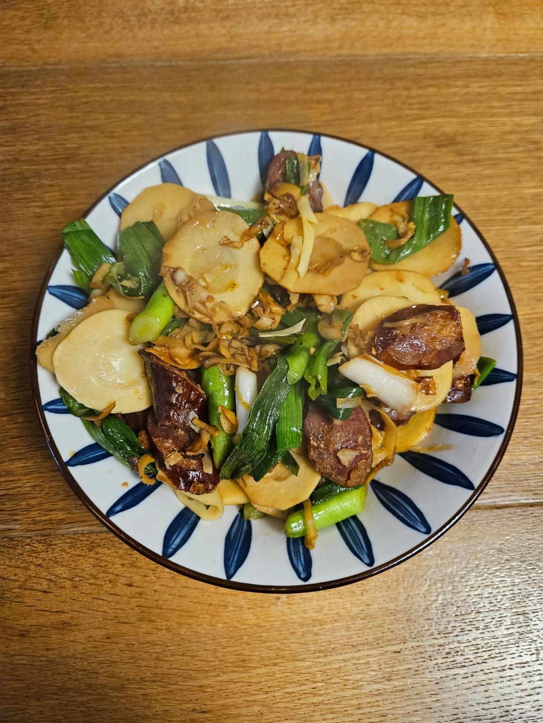 ㊙️腊味‼️冬笋炒腊肠‼️鲜香美味