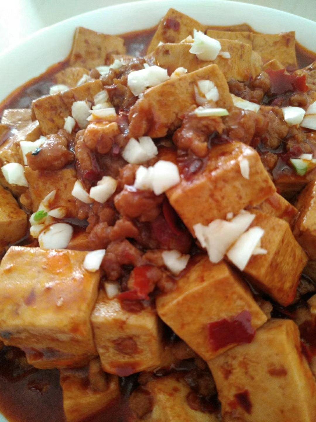 家常红烧肉末豆腐