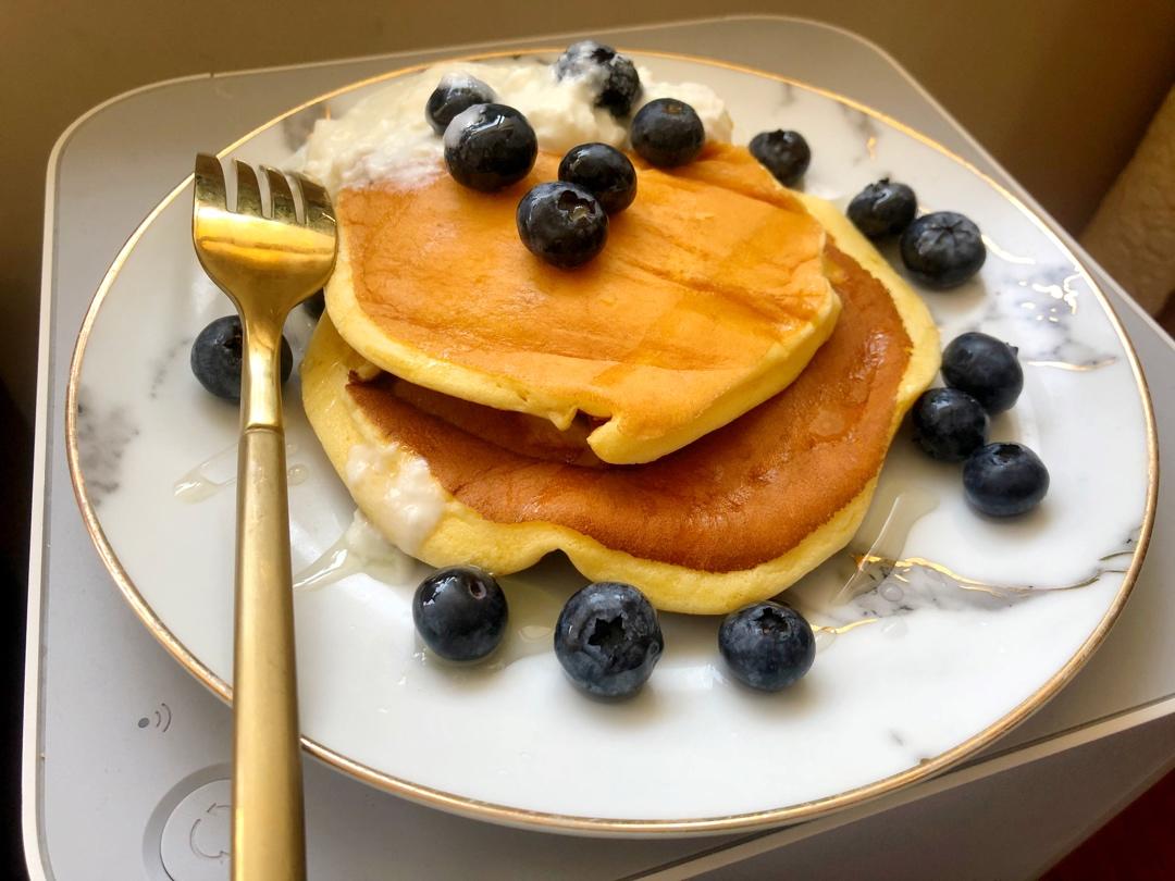 原味无油日式舒芙蕾厚松饼