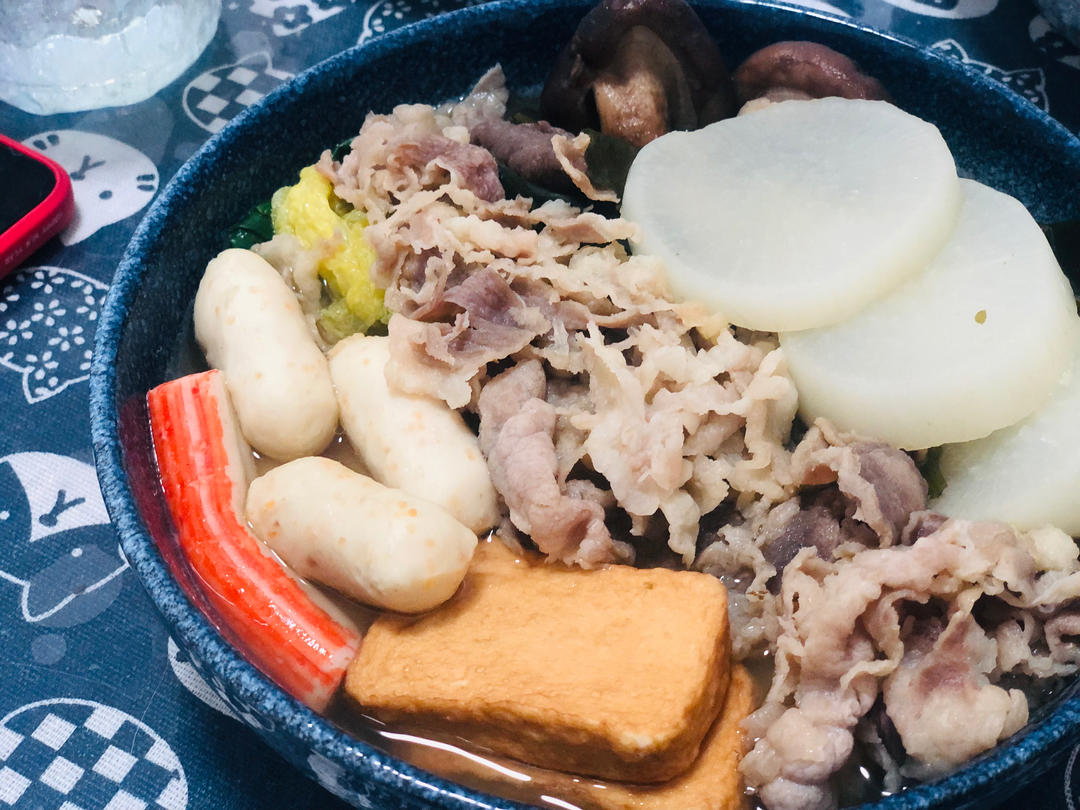 不用木鱼花、昆布一样熬出711味道的关东煮🍢