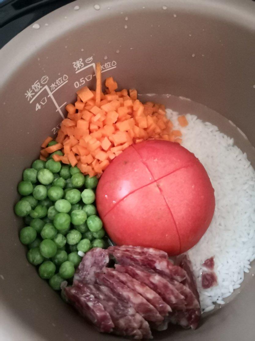 【网红香肠饭】