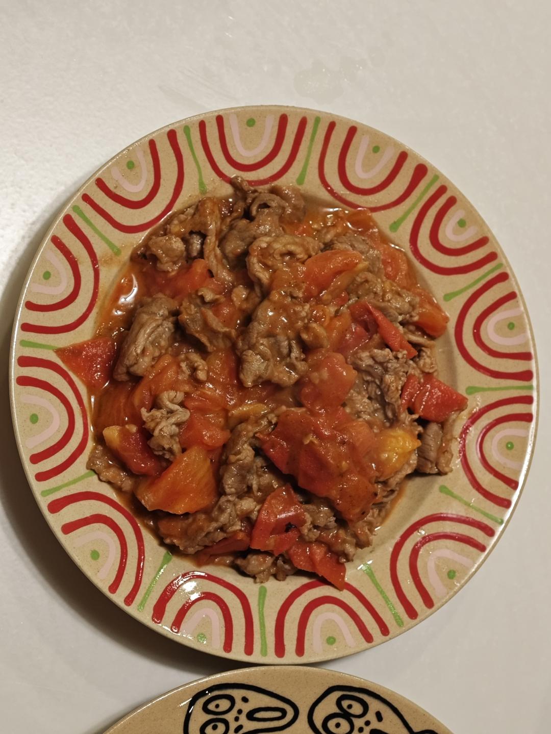 番茄牛肉（孩子的最爱）