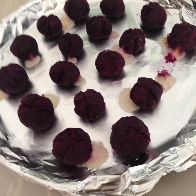 芝士紫薯球