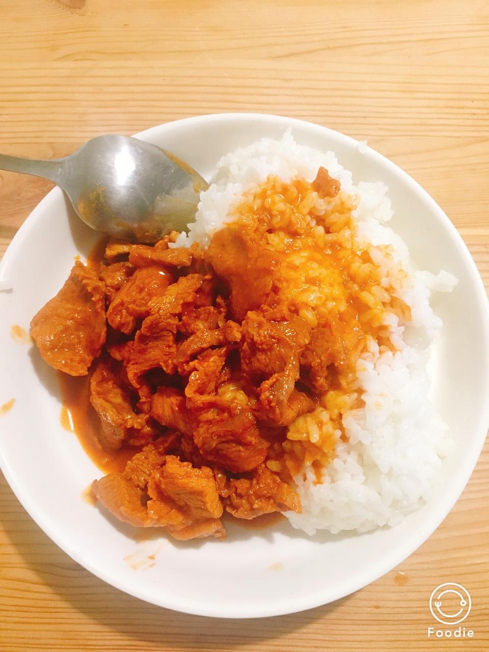 韩式辣炒猪肉（拌饭）