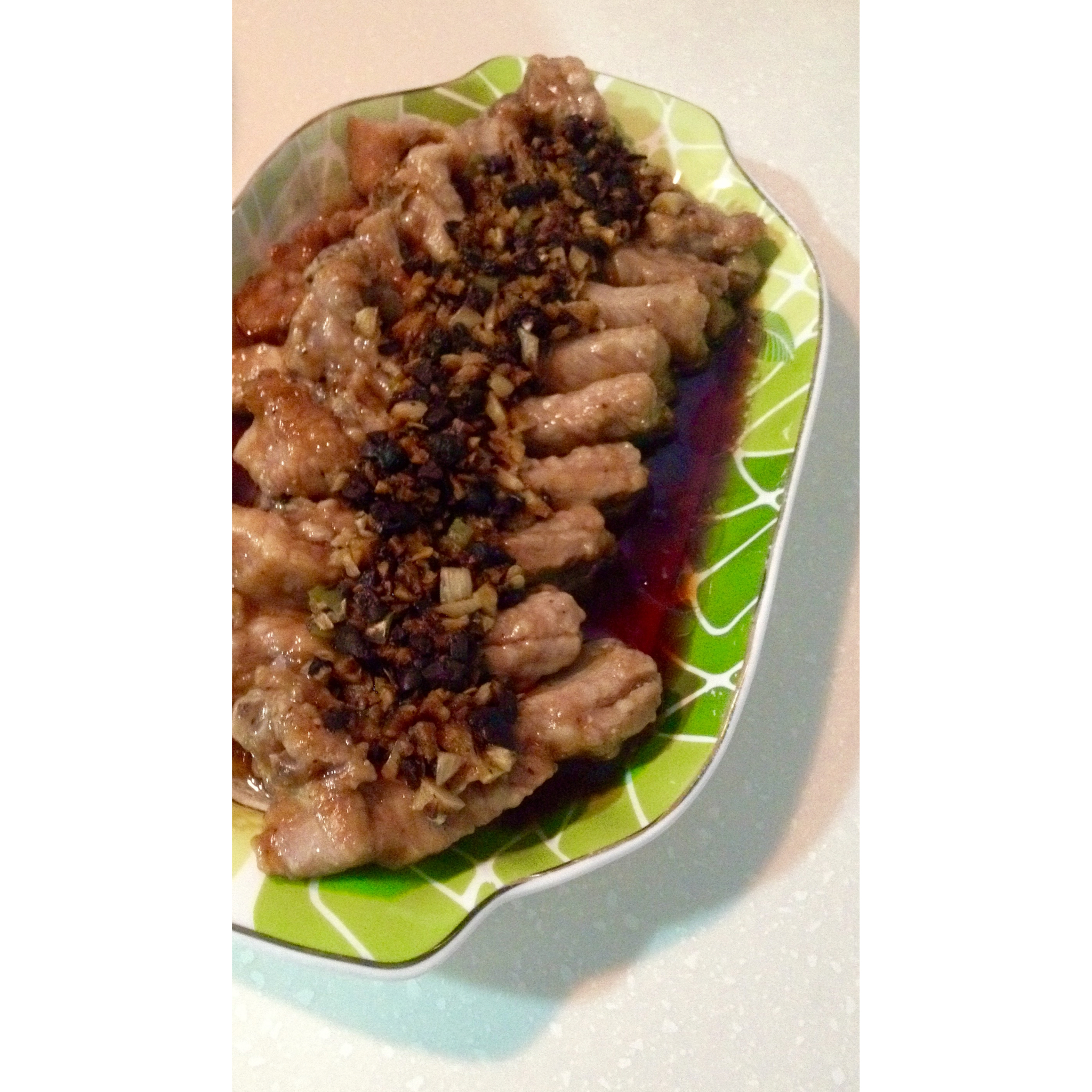 蒜蓉蒸排骨干豆腐