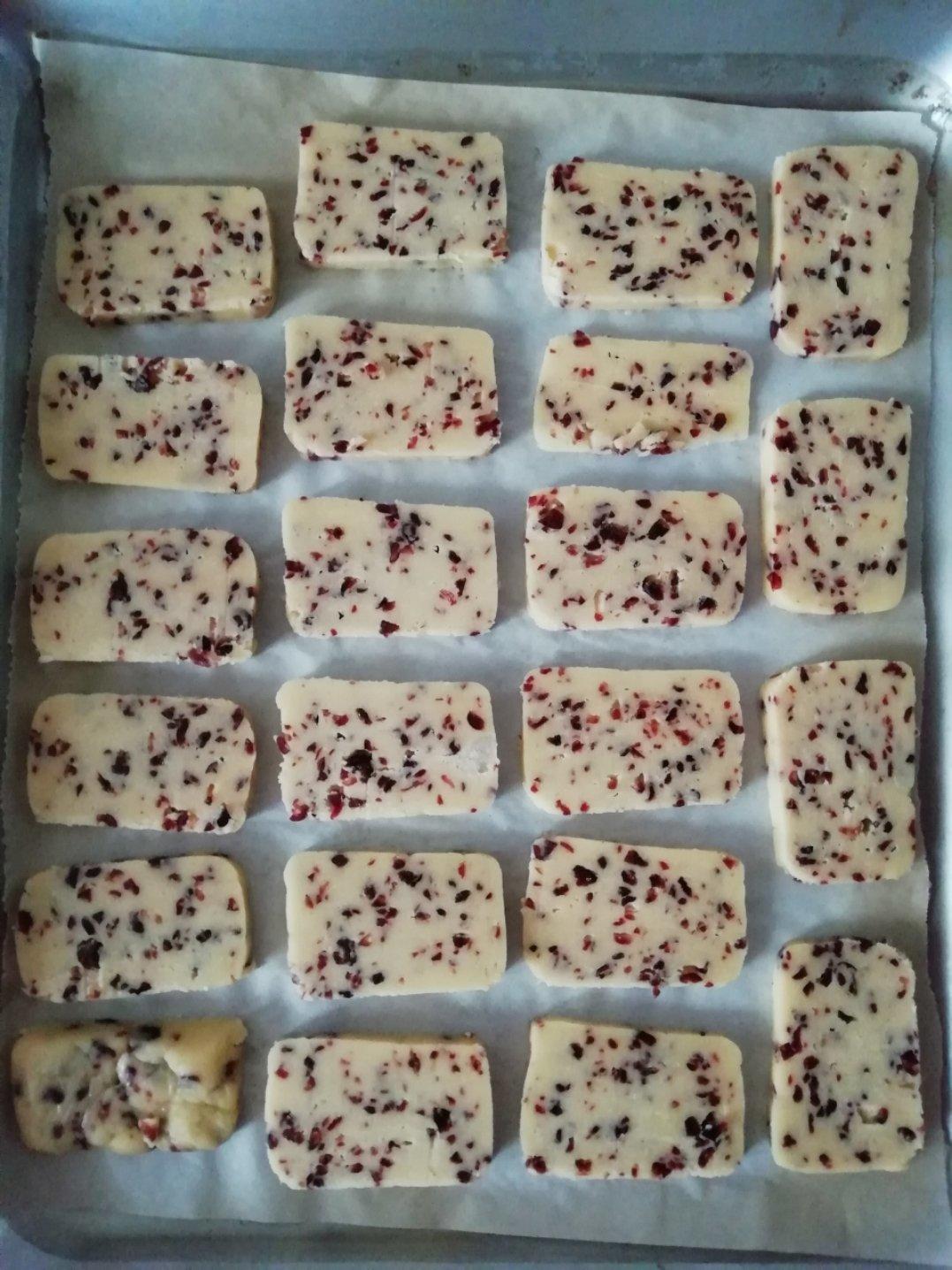 低糖少油版蔓越莓饼干