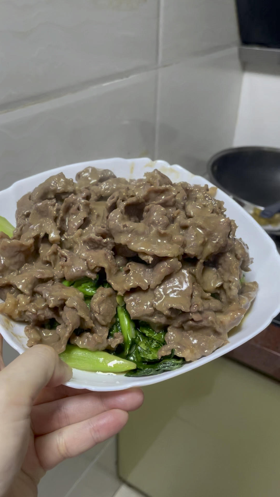 潮汕妈妈们拿手家常菜之芥蓝炒牛肉