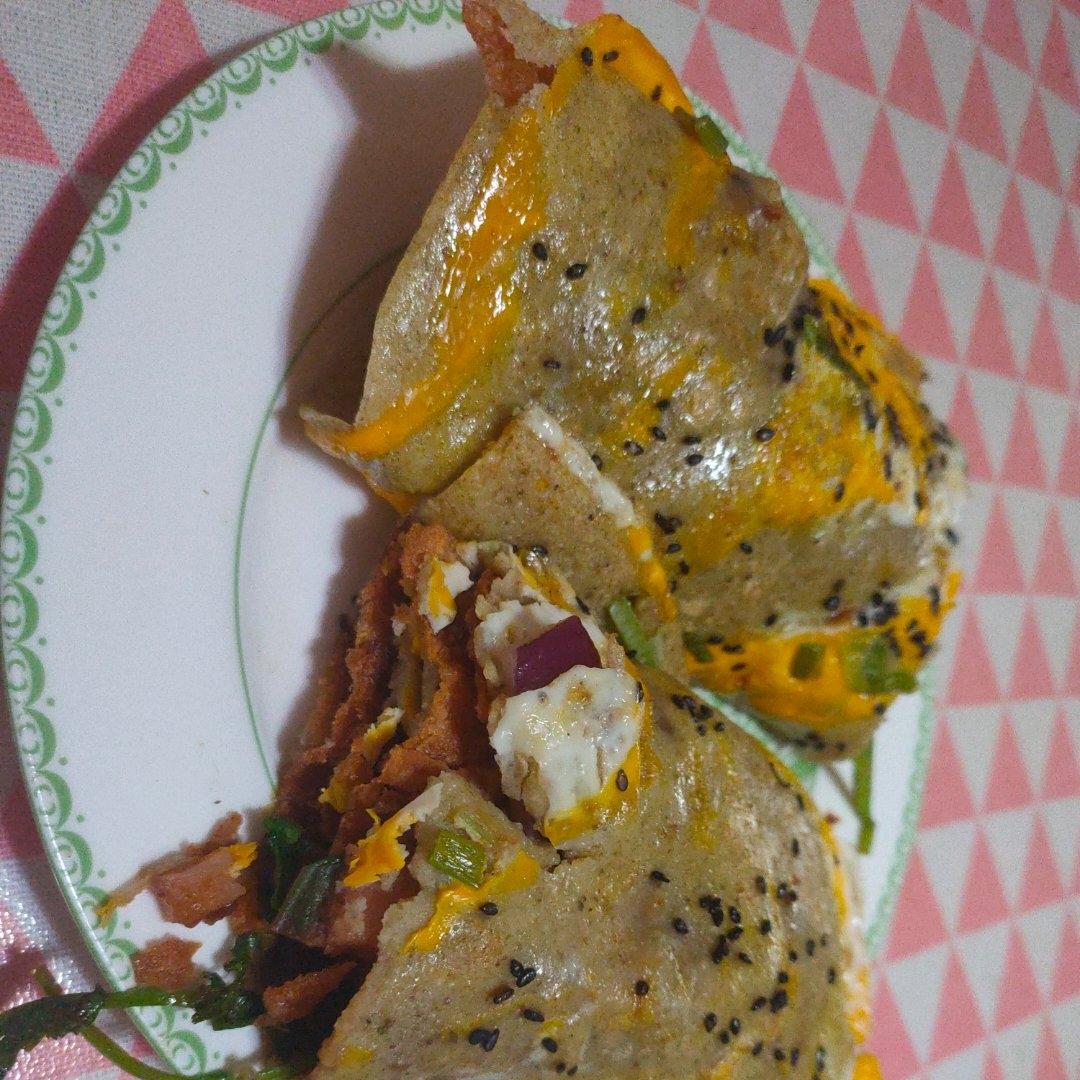 煎饼果子（超详细步骤 甜面酱都是自制的）