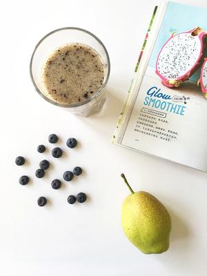 火龙果蓝莓梨smoothie的做法 步骤1