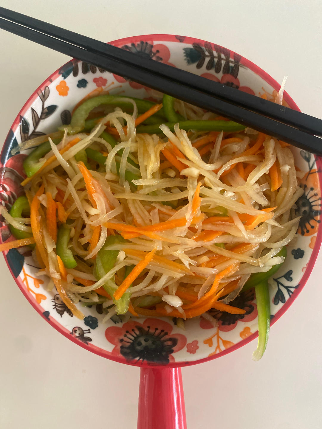 凉拌土豆丝，爽口开胃