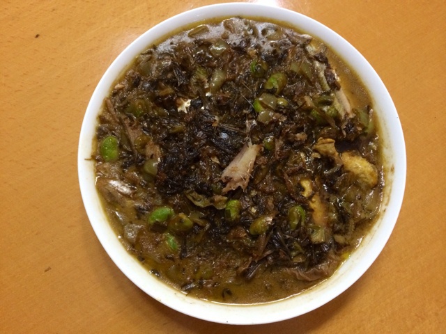 【妈妈的菜】雪里蕻黄豆小毛鱼冻