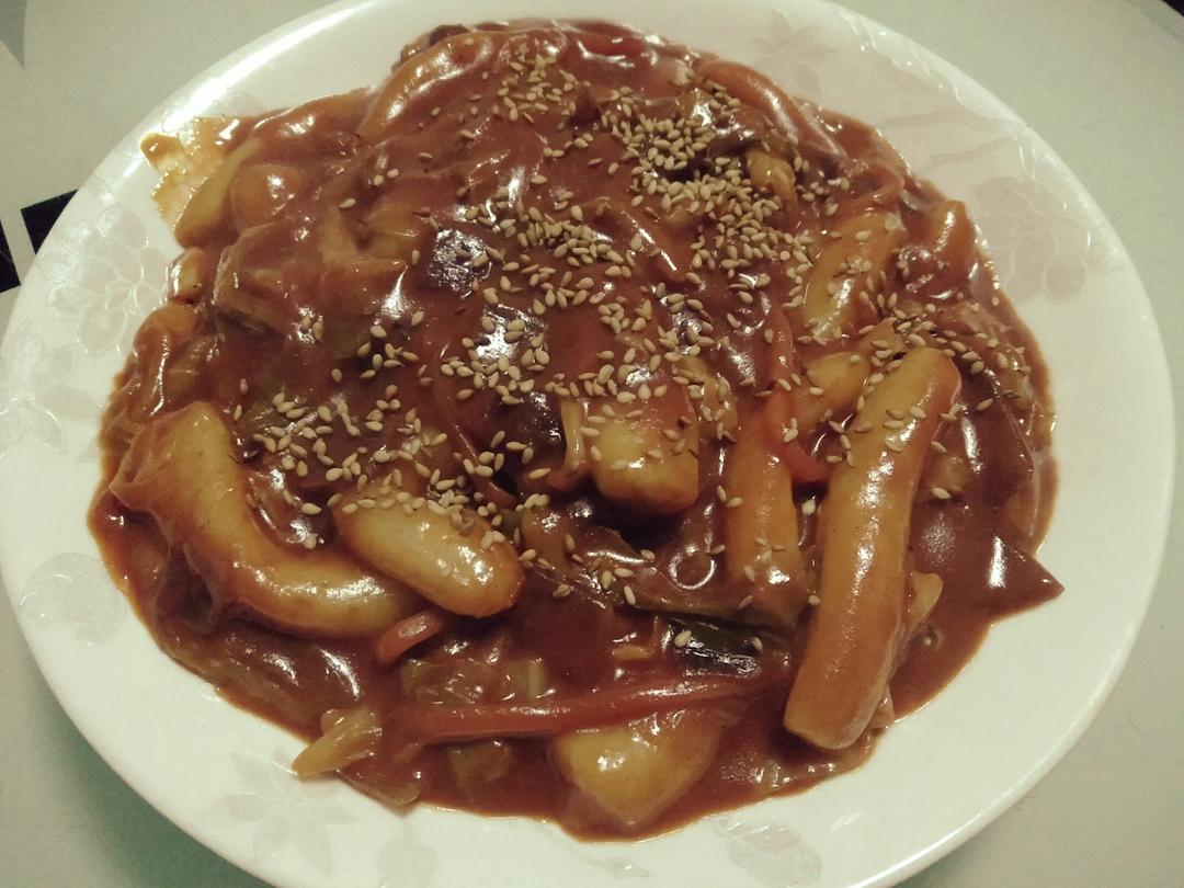 韩式辣炒年糕（or网红芝士套路之芝心年糕）