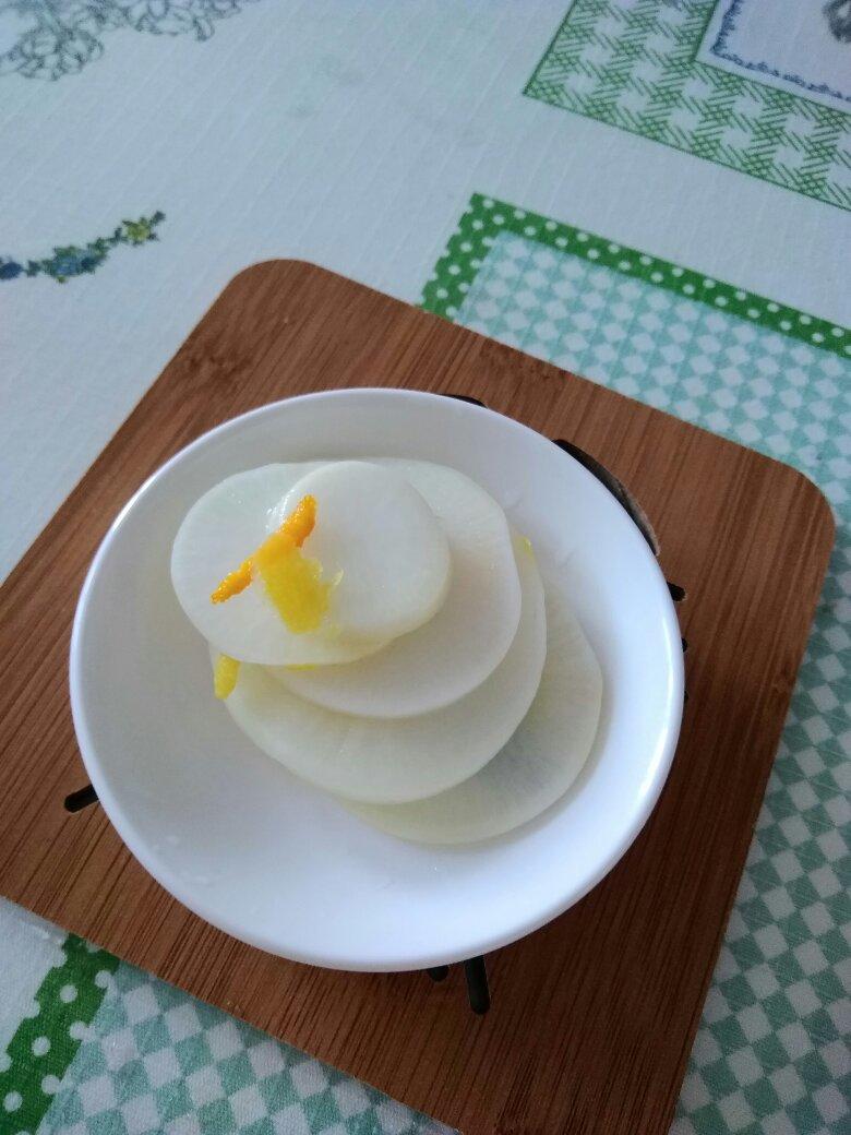 日式柠香腌萝卜