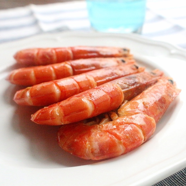 盐煎阿根廷红虾——最朴素的做法
