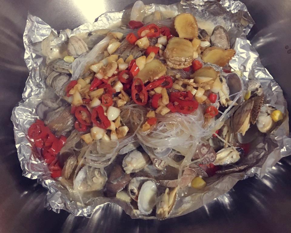锡纸花甲粉丝的做法