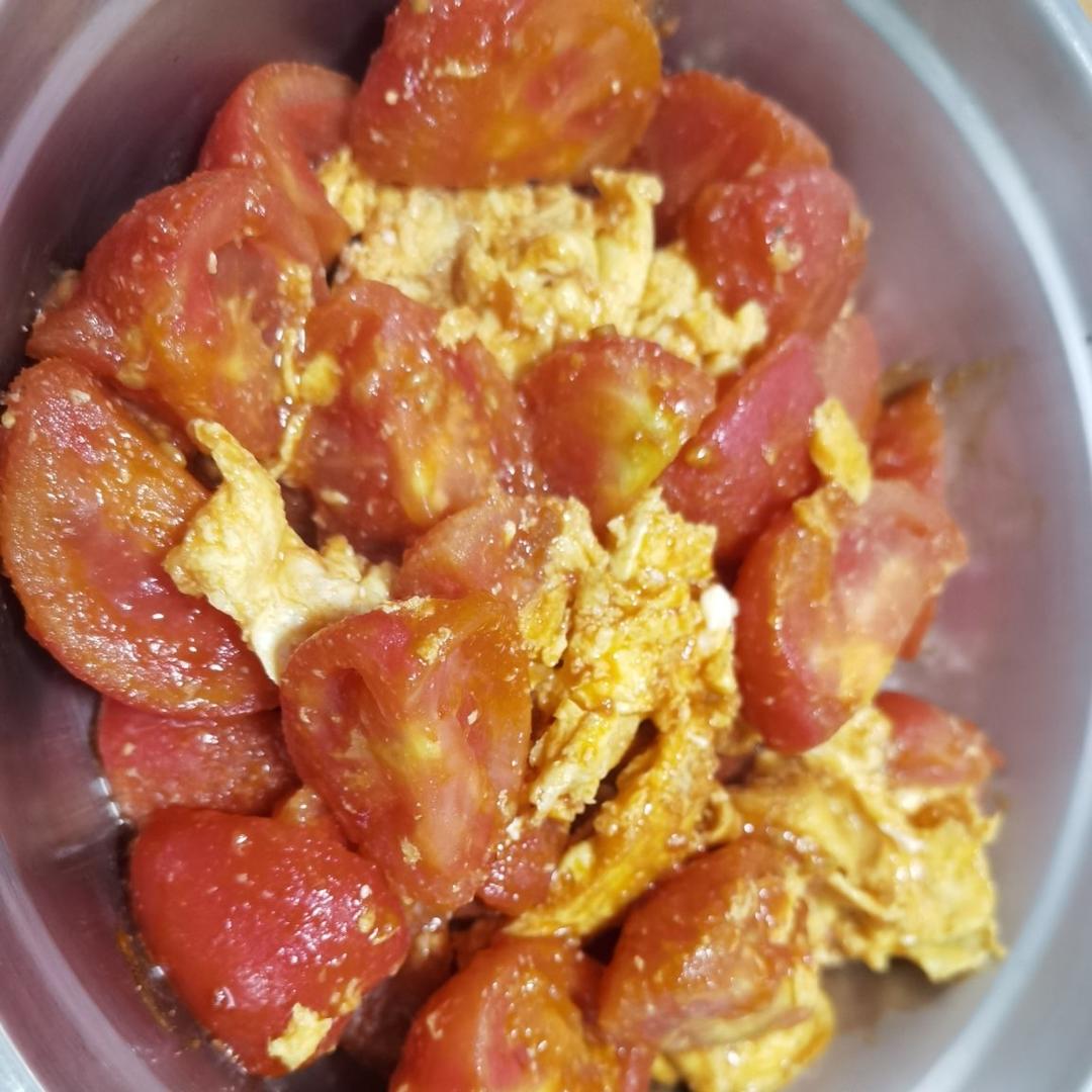 孩子最爱的（适合拌饭）的番茄炒蛋