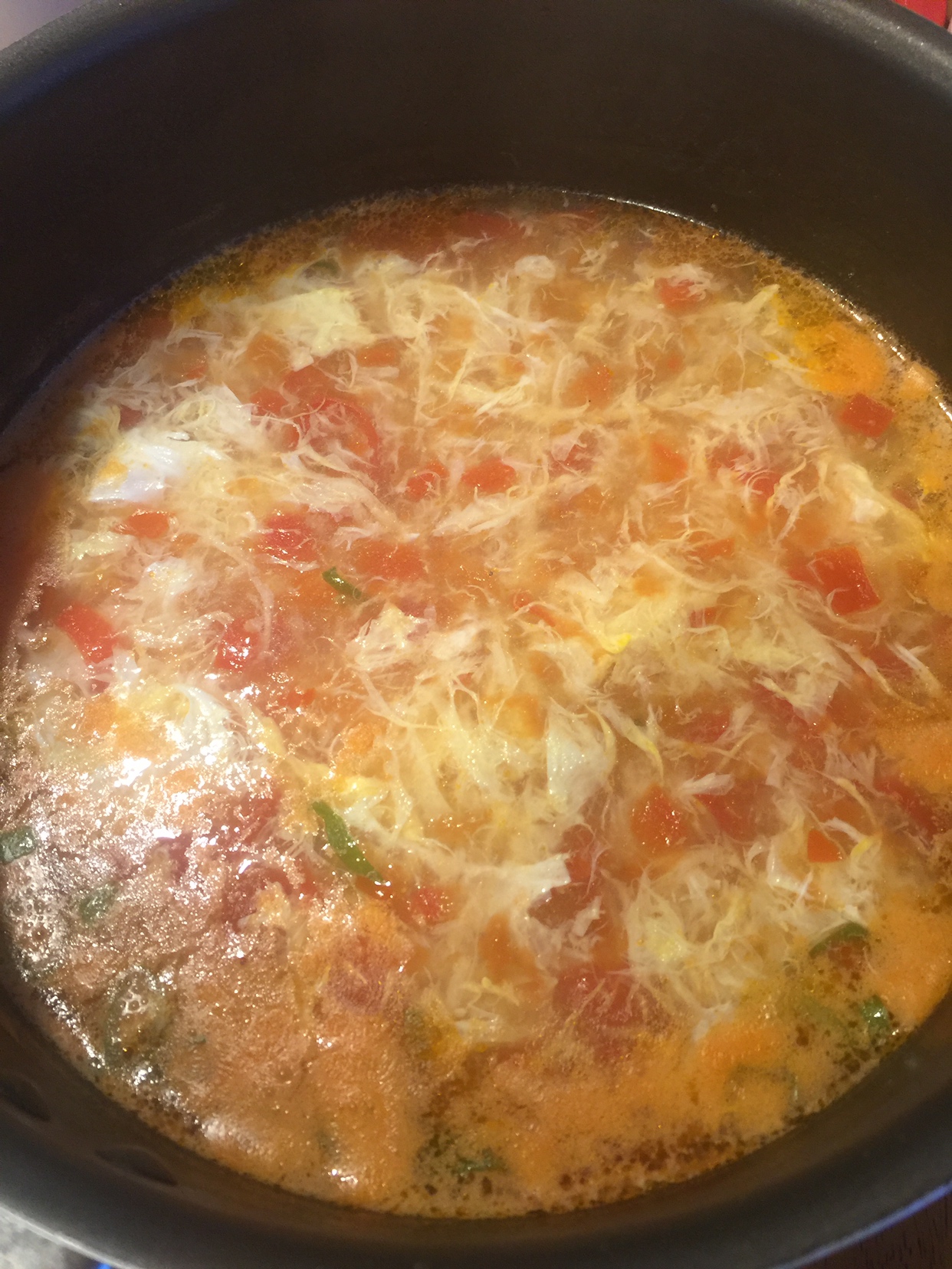 西红柿🍅鸡蛋🥚汤的做法