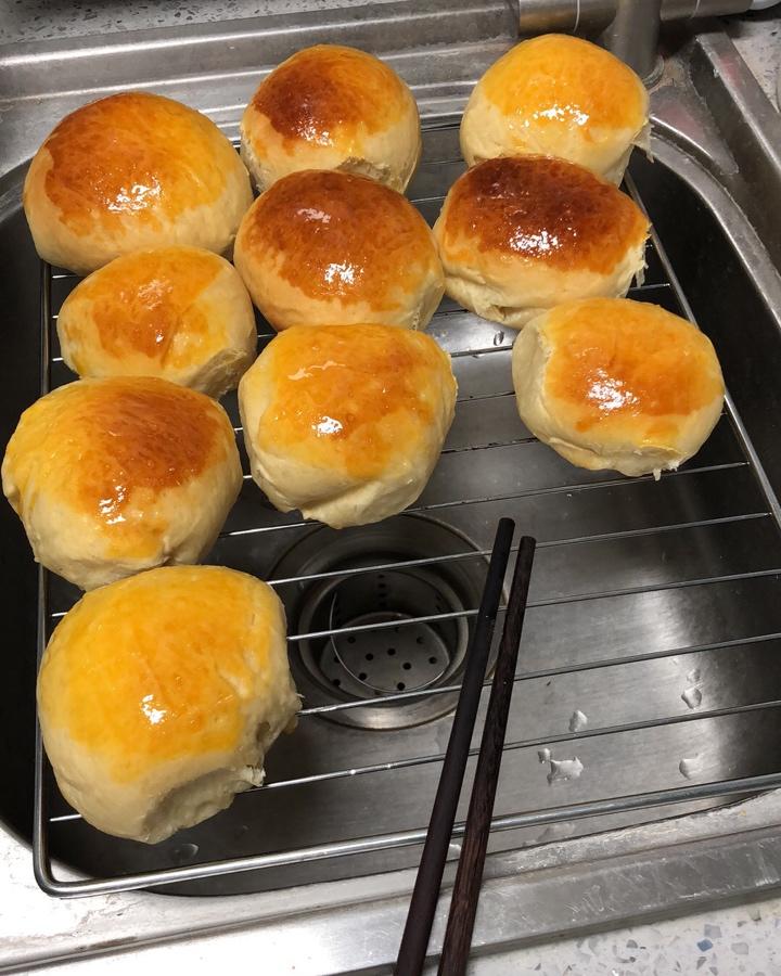 超级柔软拉丝的蜂蜜小餐包