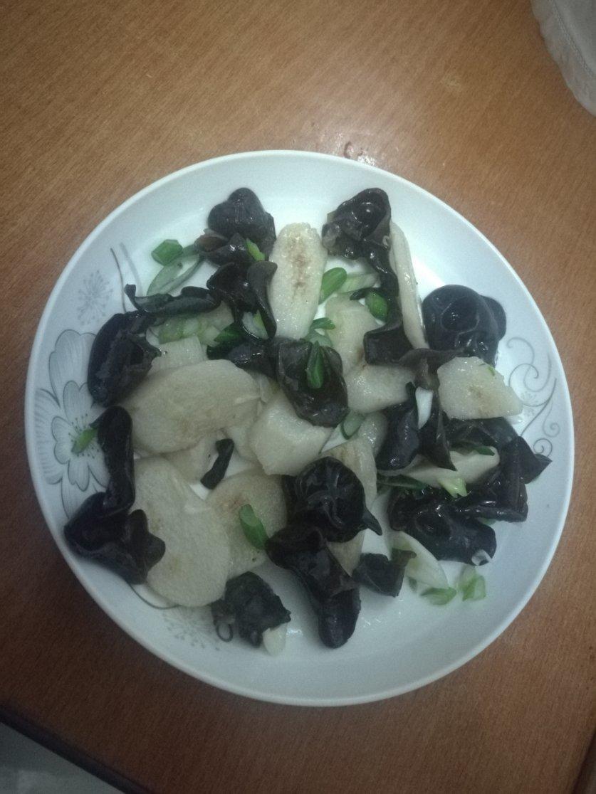 清炒山药木耳