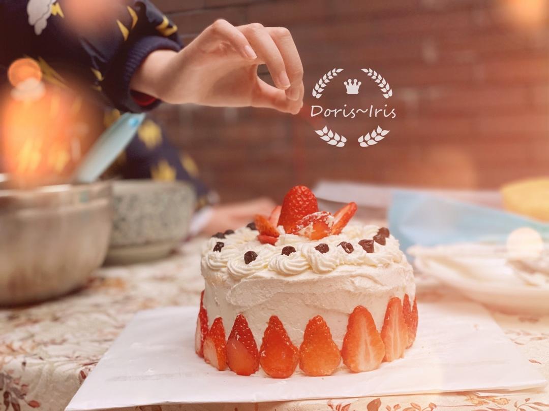 超级简单的味多美同款生日蛋糕（6寸），新手也能高度还原