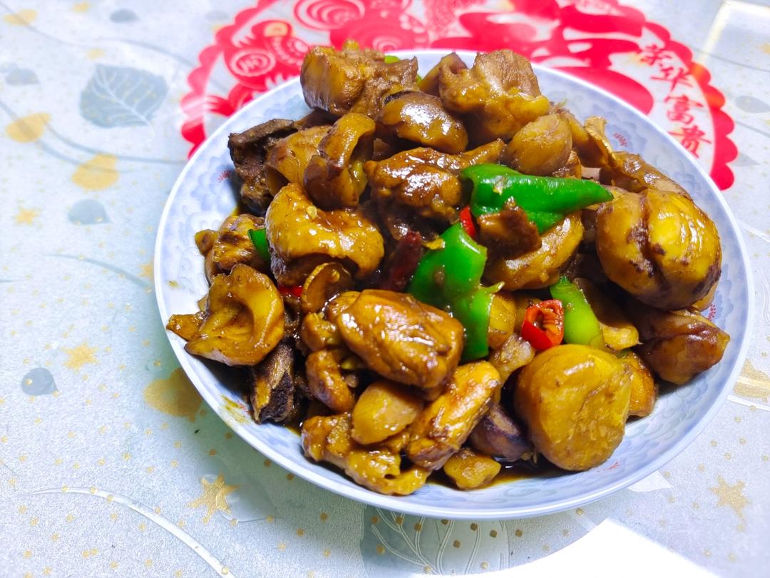 板栗炖鸡