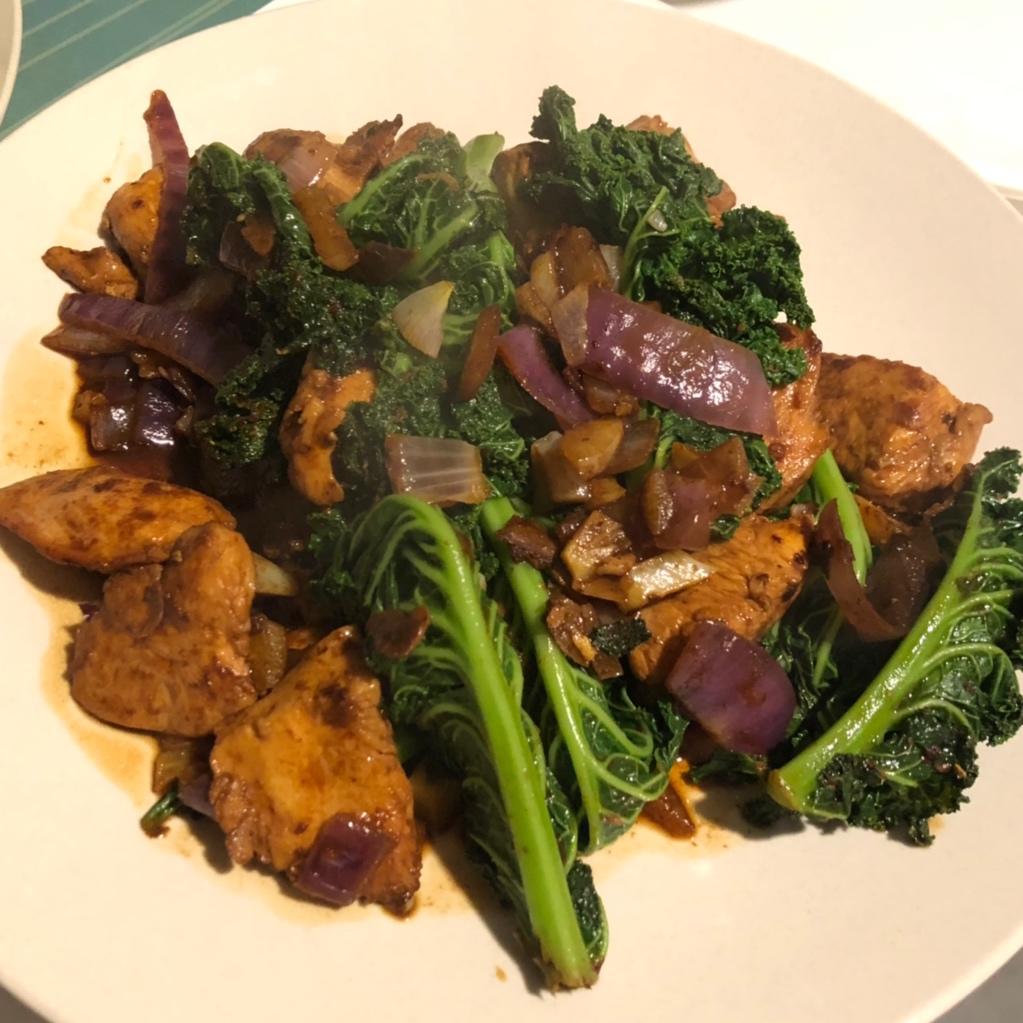 为未来而食——羽衣甘蓝轻烹鸡胸