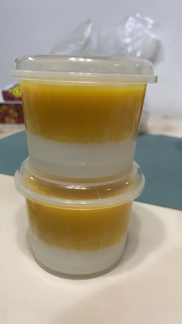 甜而不腻的💯酸奶芒果布丁果冻