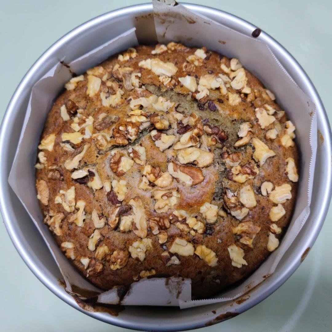 香蕉核桃蛋糕（低油少糖健康版）