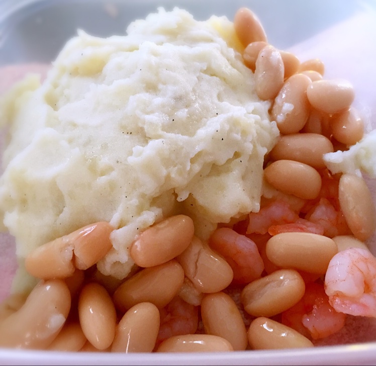 减肥餐：土豆虾仁沙拉