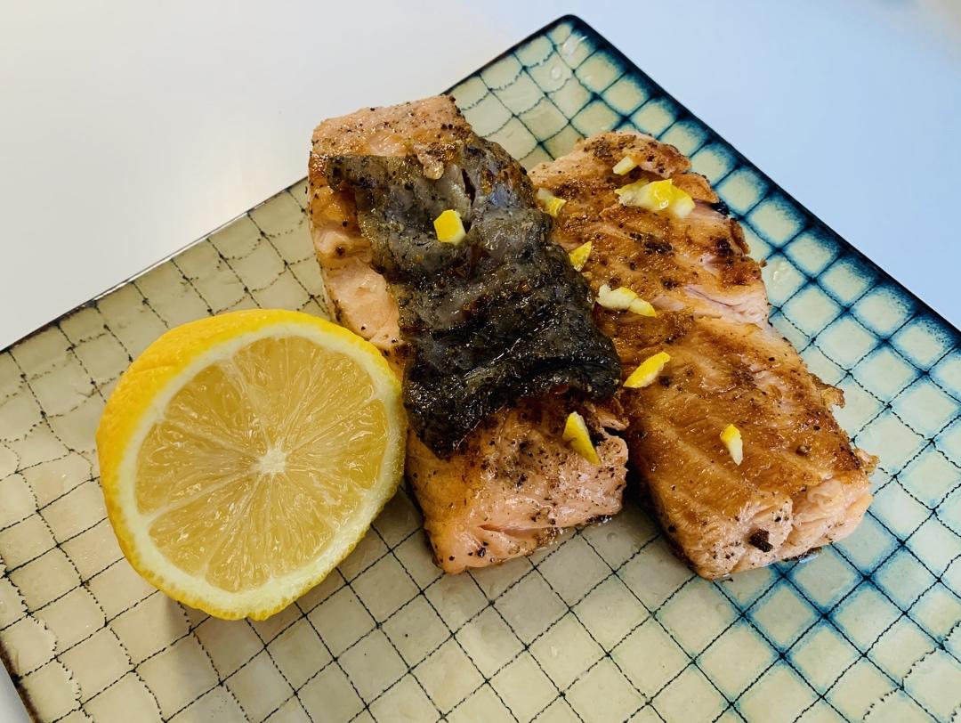柠檬香煎三文鱼（无油版）