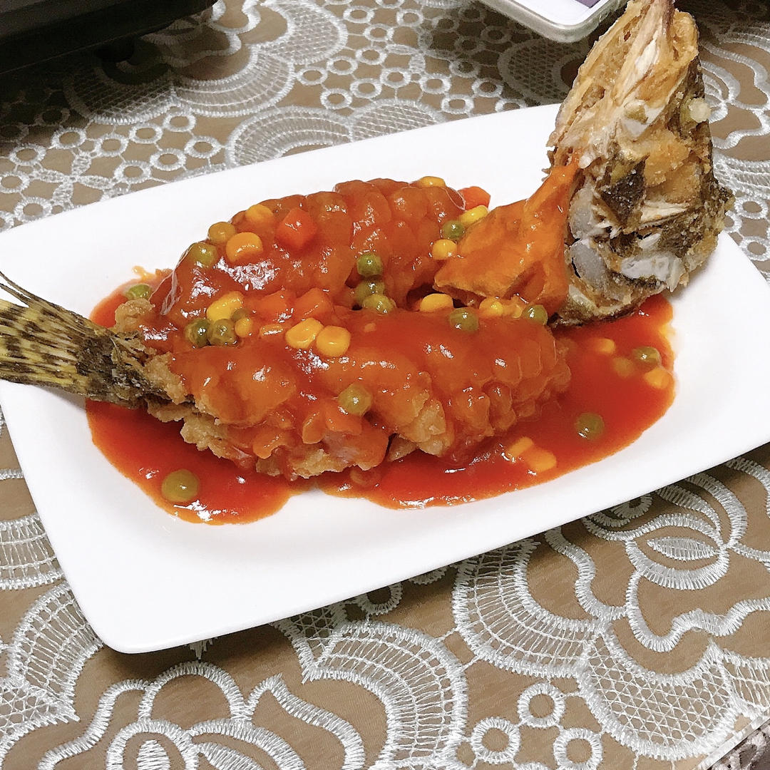 年菜必学【松鼠桂鱼】，给你多动图食谱，不信你学不会！（孔瑶原创食谱）