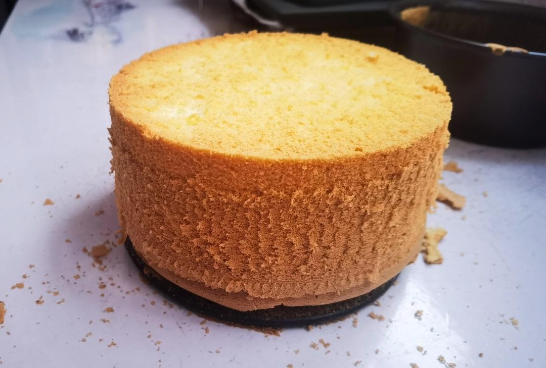 超柔软6寸戚风蛋糕(附8寸配方)零失败 超详细‼️含操作视频