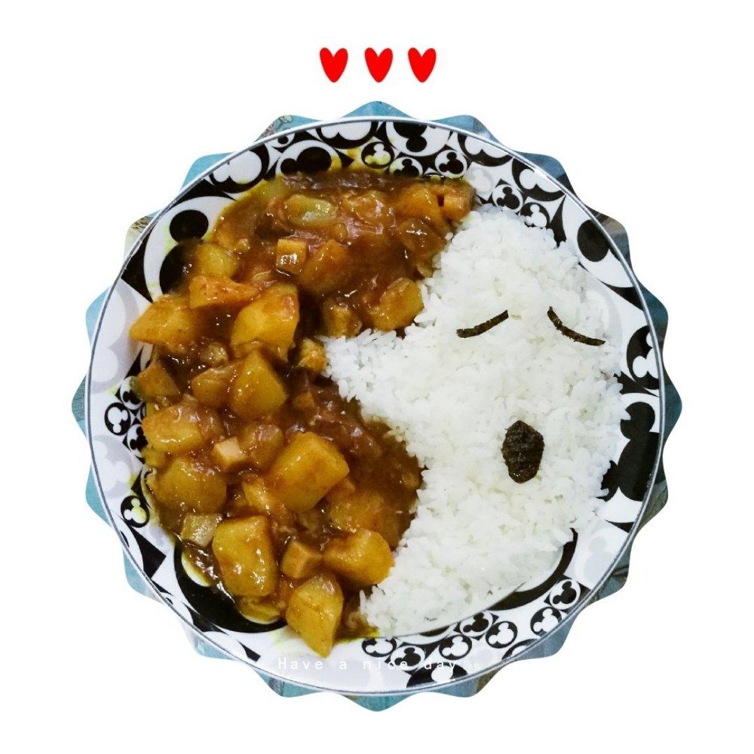 万圣节小幽灵咖喱饭