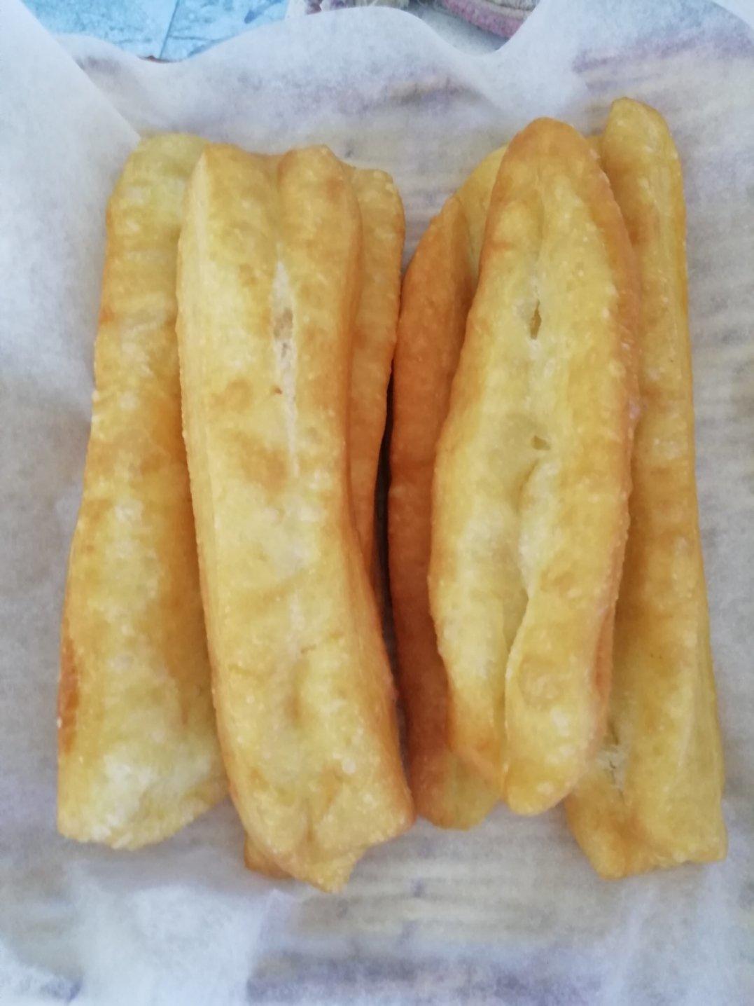 自制无泡打粉油条