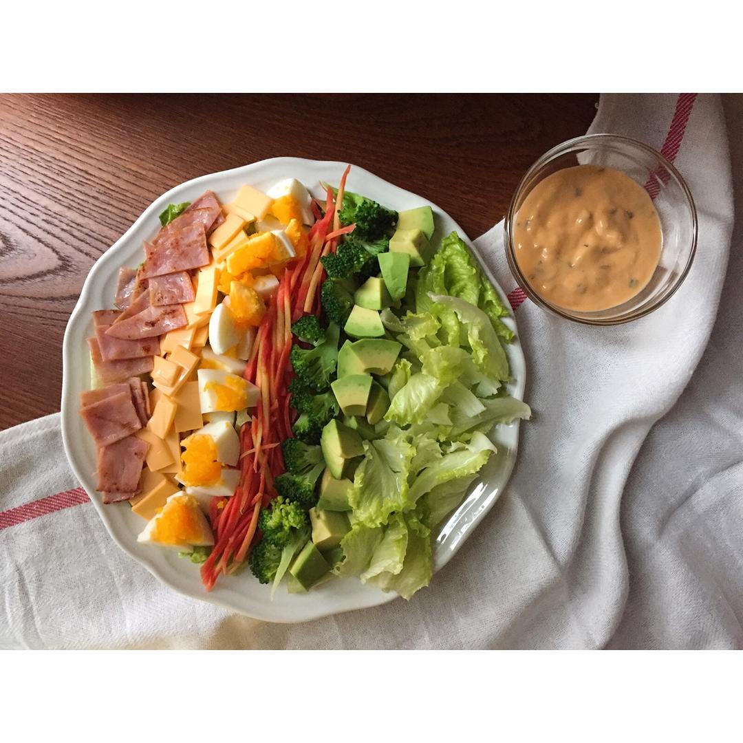 营养齐全的【Cobb Salad】